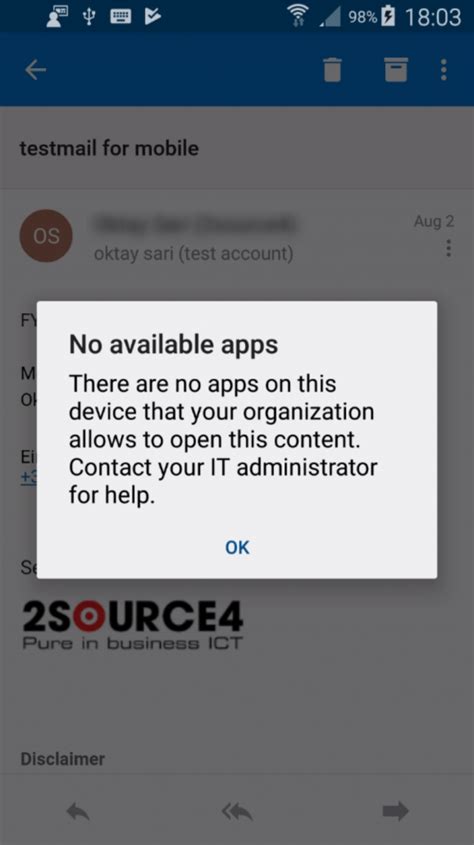 Select it, and from the menu bar at the top, click the. . There are no apps currently configured on this device that your organization allows to open
